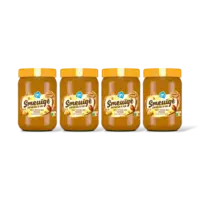AH Smeuige pindakaas stukjes noot 4-pack