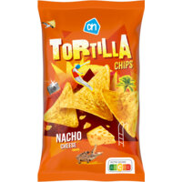 Een afbeelding van AH Tortilla chips nacho cheese flavour