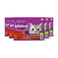 Whiskas 7+ Classic selectie in saus 5-pack