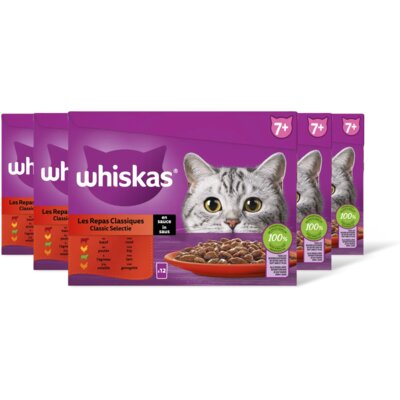 pdp-image-Whiskas 7+ Classic selectie in saus 5-pack