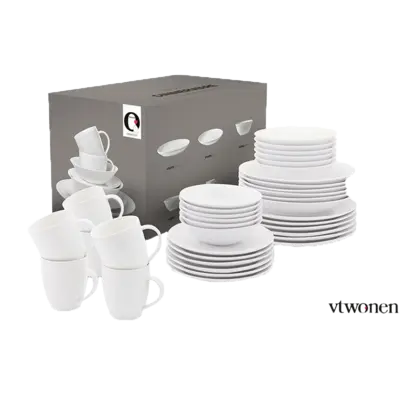 pdp-image-vtwonen Serviesset 36-delig white