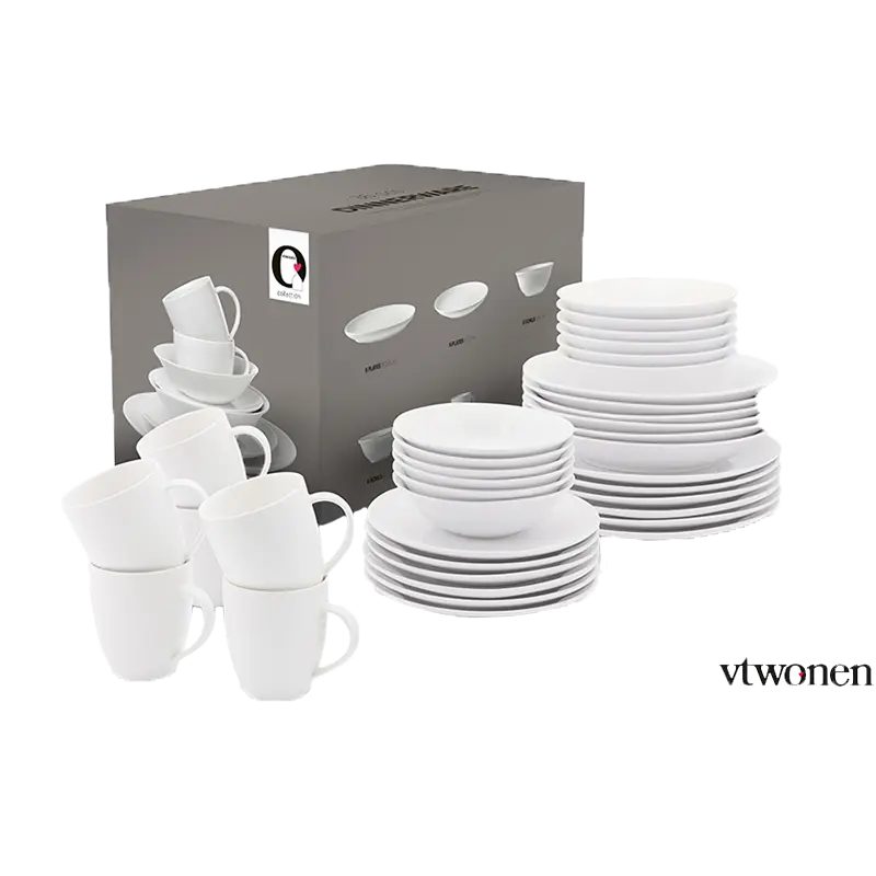 vtwonen Serviesset 36-delig white
