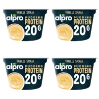 Alpro Protein pudding vanille smaak 4-pack