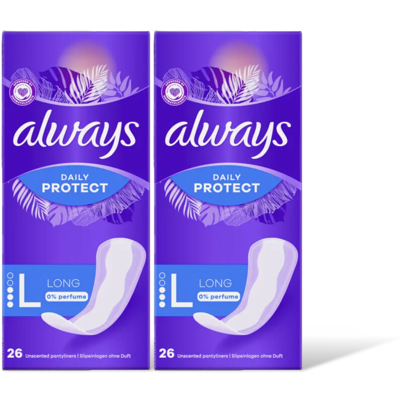 Always Daily protect long inlegkruisjes 2-pack