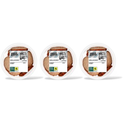 Streeckgenoten Grillworst naturel 3 pack