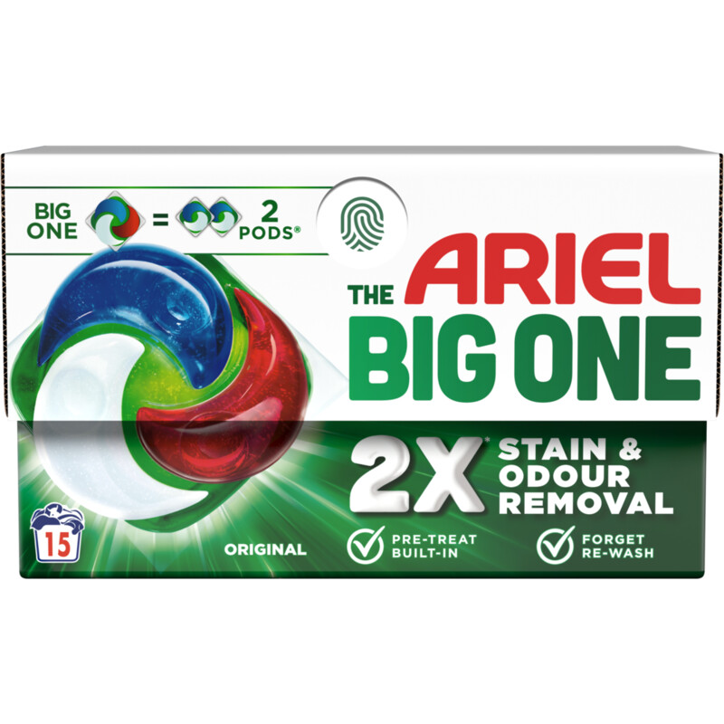 Een afbeelding van Ariel Pods original the big one wascapsules