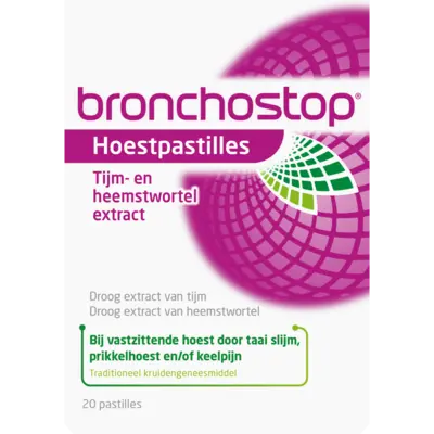 pdp-image-Bronchostop Hoestpastilles tijm- en heemstwortel