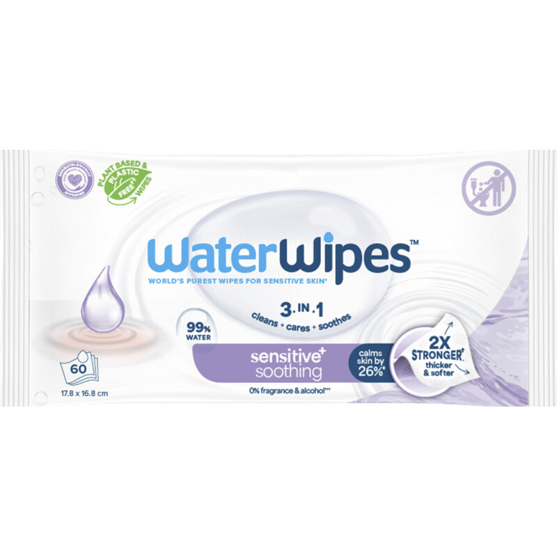 WaterWipes Soothing clean doekjes