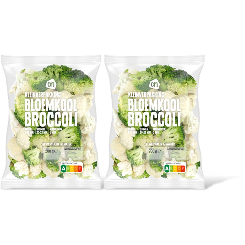 AH Bloemkool broccoli kleinverpakking 2-pck