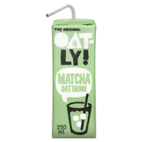 Oatly! Matcha oat drink