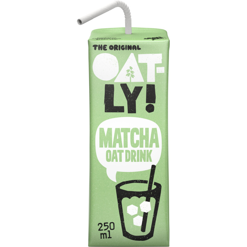 Oatly! Matcha oat drink