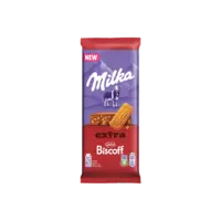 Milka Chocoladereep extra lotus biscoff