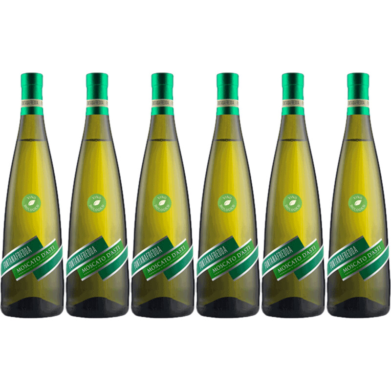 Een afbeelding van Fontanafredda Moscato d'Asti bio 6 flessen