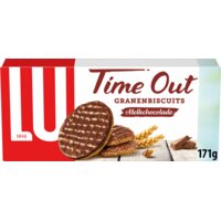 Een afbeelding van LU Time out granenbiscuits melkchocolade