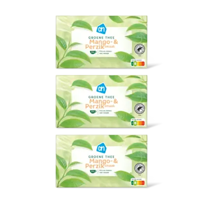 pdp-image-AH Groene thee mango & perziksmaak 3-pack