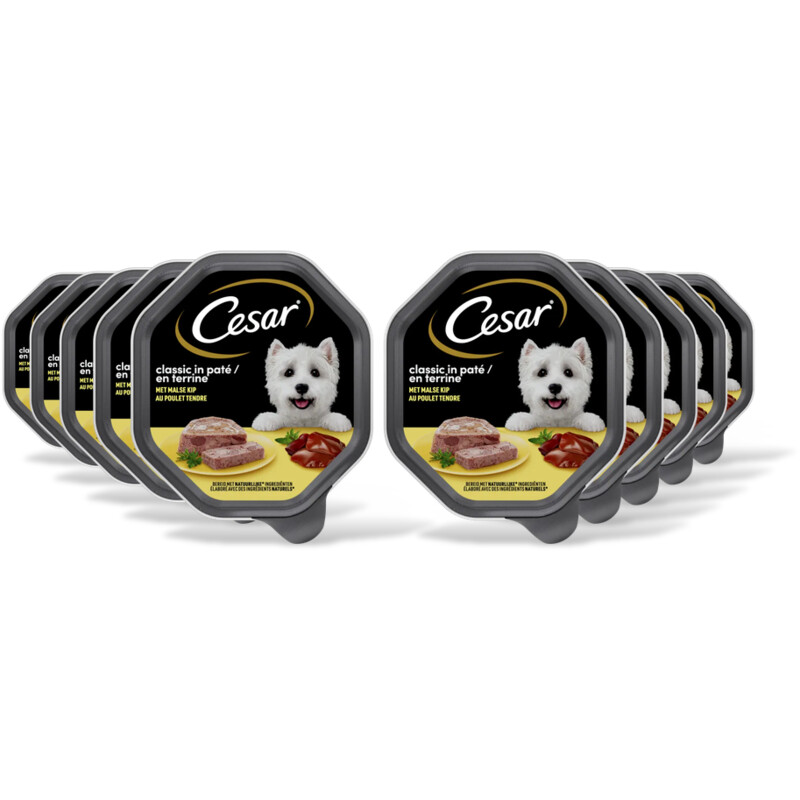 Cesar Classic met kip 10-pack