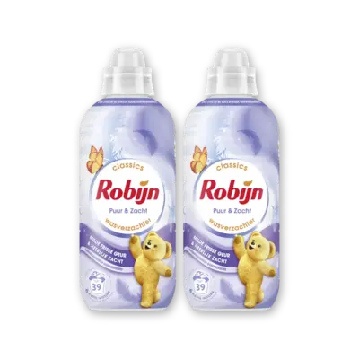pdp-image-Robijn Wasverzachter puur & zacht 2-pack