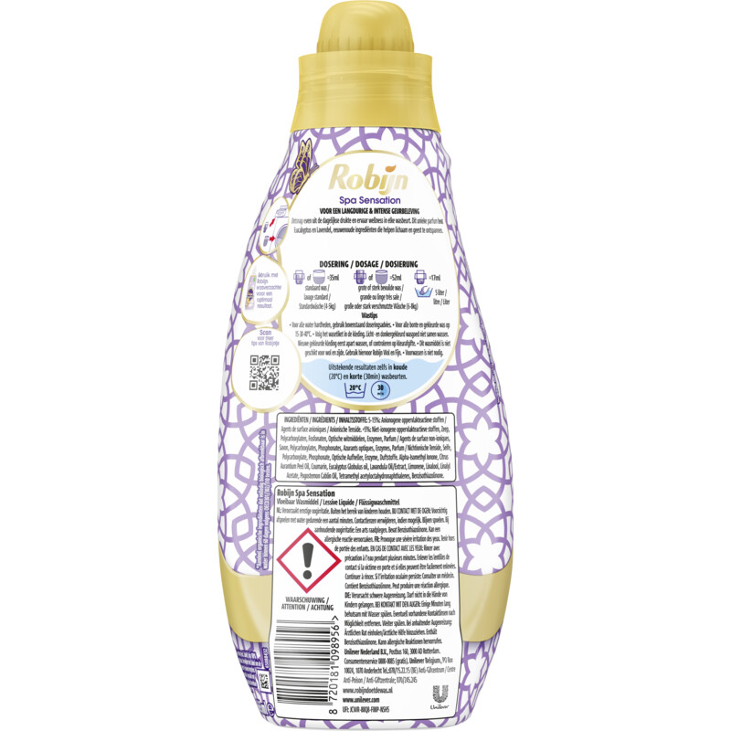 Een afbeelding van Robijn Color spa sensation wasmiddel