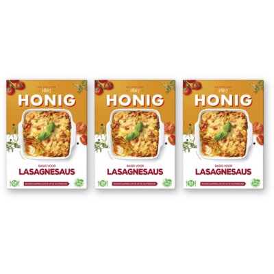 pdp-image-Honig Basis voor lasagnesaus 3-pack