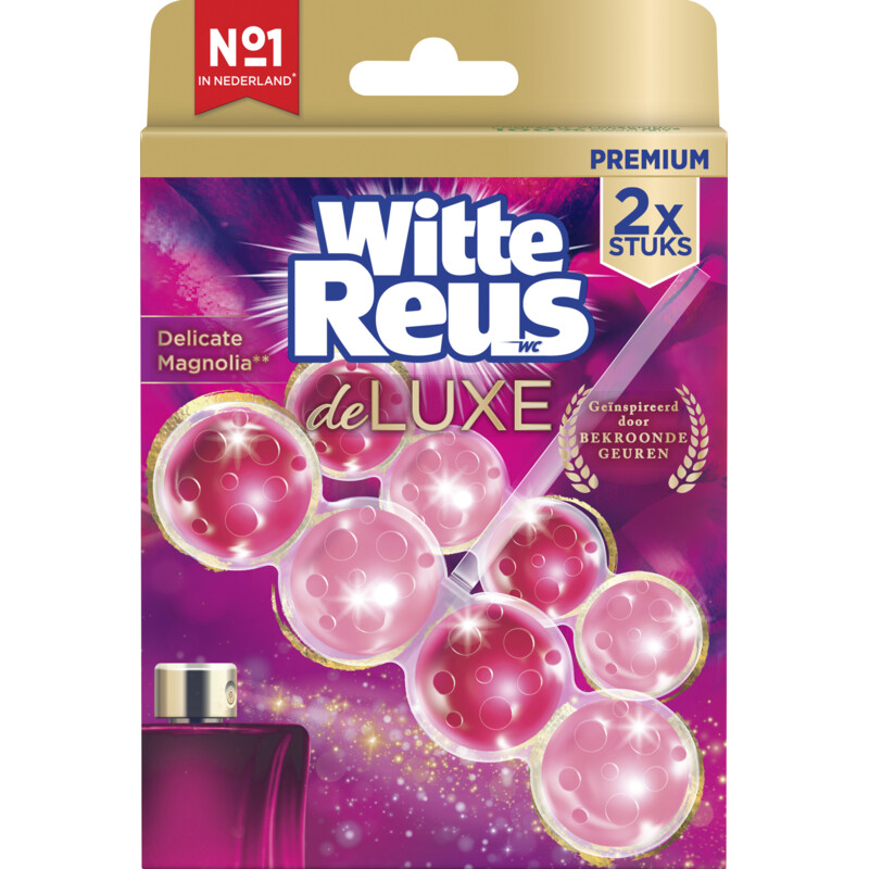 Een afbeelding van Witte Reus Toiletblok deluxe delicate magnolia