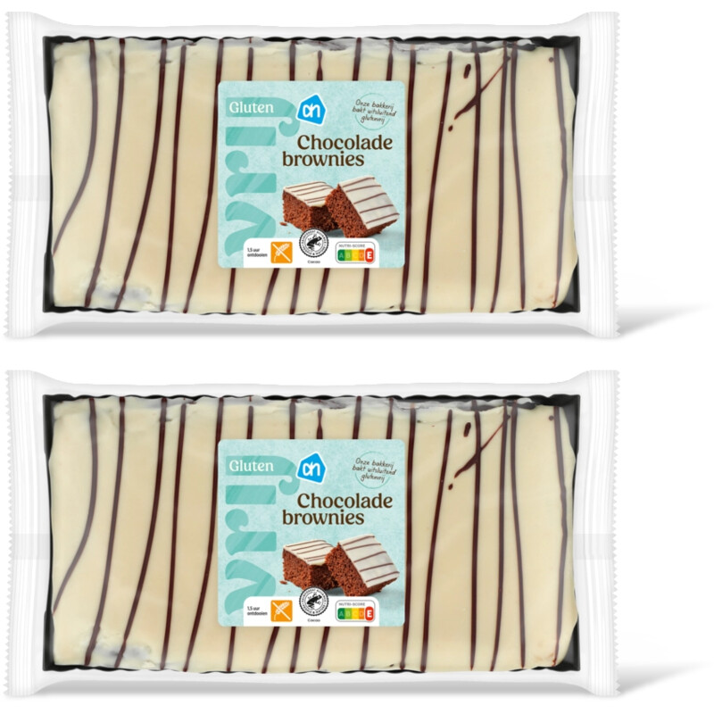 AH Glutenvrij Chocolade brownies 2-pack