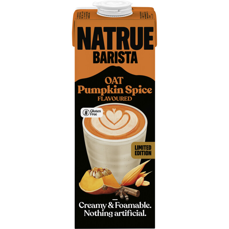 Een afbeelding van Natrue Barista flavoured pumpkin spice oat