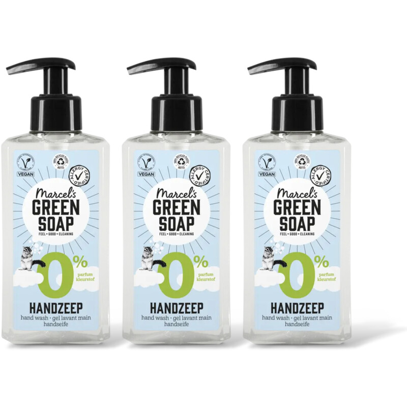 Marcel's Green Soap Marcel's Green Soap Handzeep 0% 3-pack