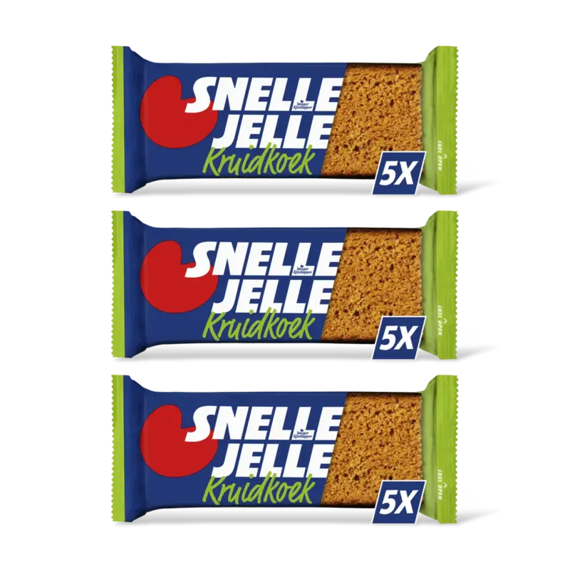 Snelle Jelle Snelle Kruidkoek naturel 5-pack 3-pack