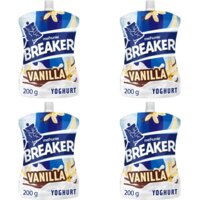Melkunie Breaker vanille yoghurt 4-pack