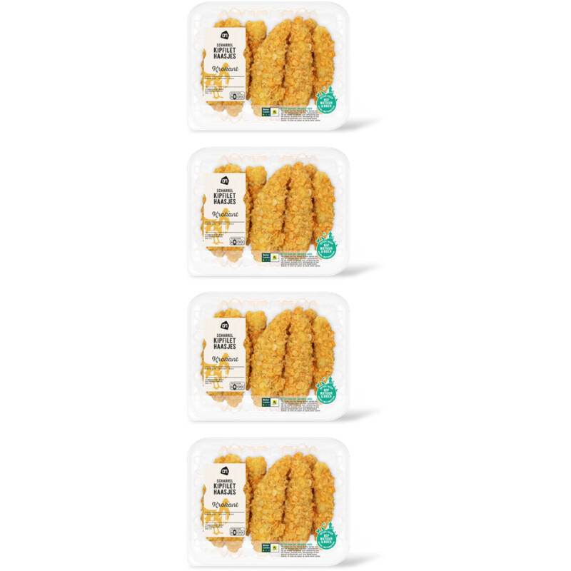 AH Scharrel krokante kipfilethaasjes 4-pack