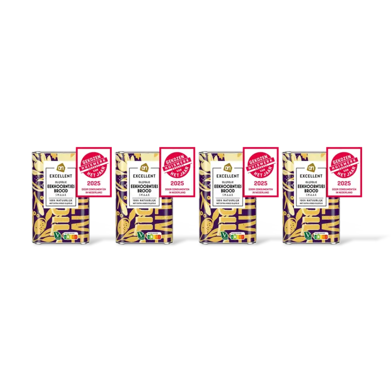 AH Excellent Olijfolie eekhoorntjesbrood smaak 4-pack
