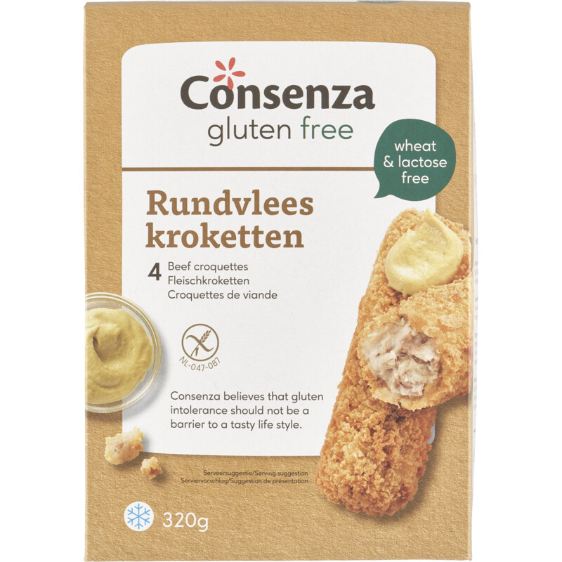 Een afbeelding van Consenza Rundvleeskroket