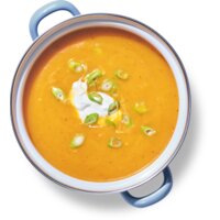 Een afbeelding van AH Pittige pompoen wortelsoep verspakket