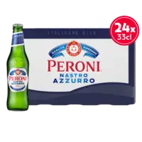 Peroni Nastro azzurro Italiaans bier krat