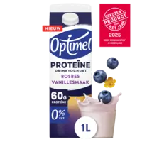 Optimel Drinkyoghurt protein bosbes vanille