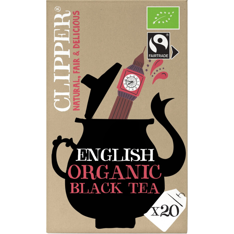 Een afbeelding van Clipper English organic black tea