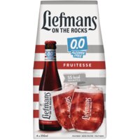Een afbeelding van Liefmans On the rocks 0.0 4-pack