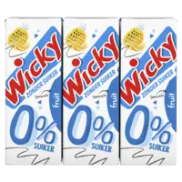 Wicky Fruit 0% suiker 6-pack
