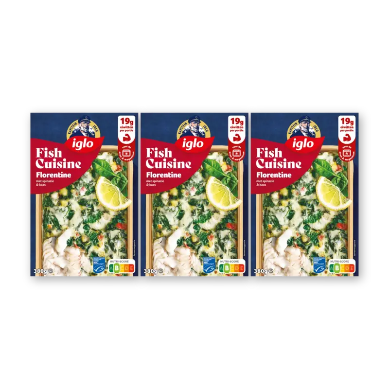 Iglo Fishcuisine Florentine 3-pack