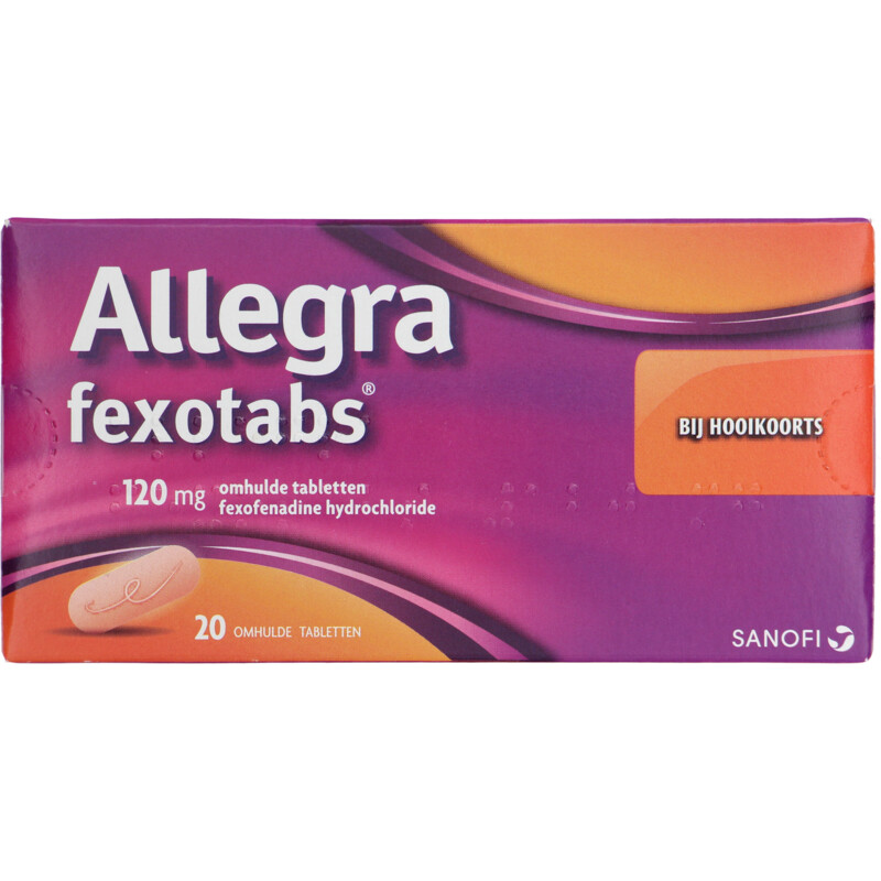 Een afbeelding van Allegra Fexotabs 120mg omhulde tabletten