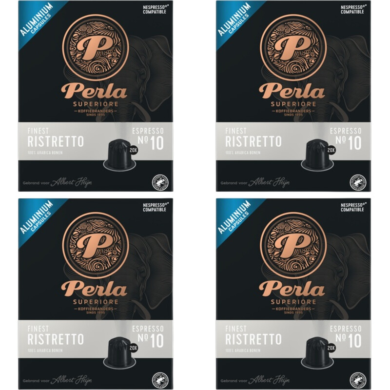 Een afbeelding van Perla Superiore Finest ristretto capsules 4-pack