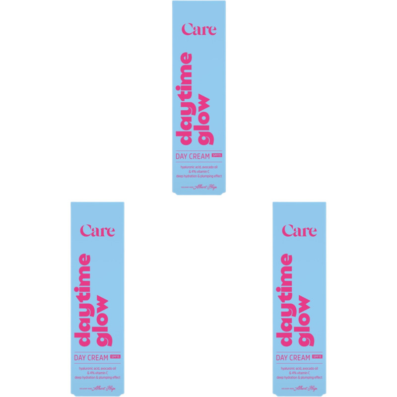 Een afbeelding van Care daytime glow day cream spf15 3-pack