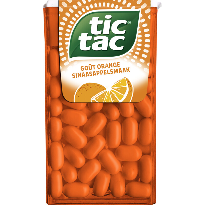 Een afbeelding van Tic tac Sinaasappelsmaak