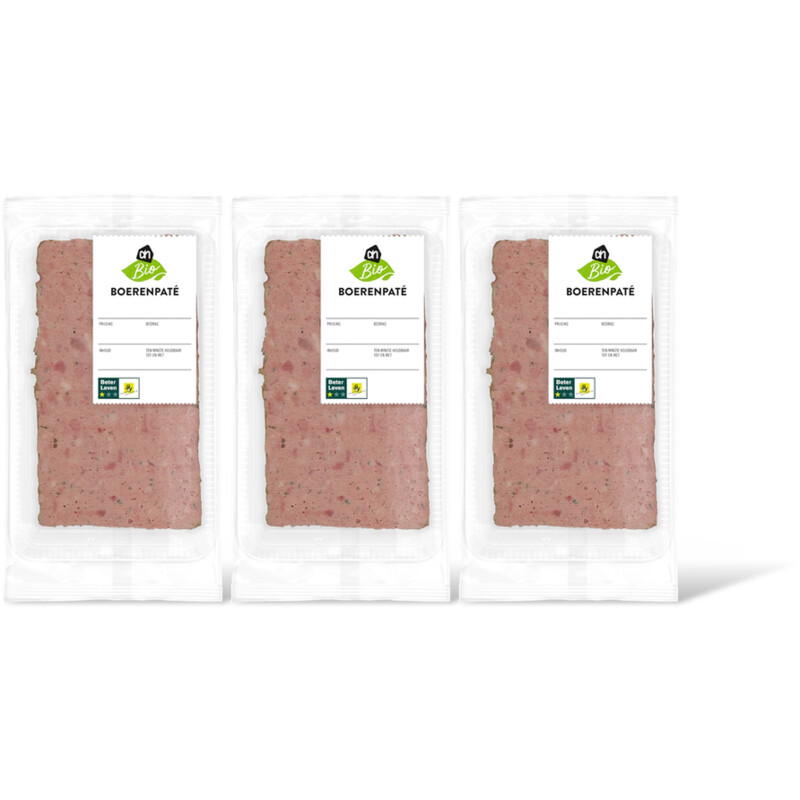 AH Biologisch BoerenpatÃ© 3-pack