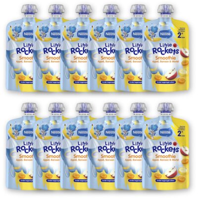 pdp-image-Nestlé Little Rockets Knijpfruit banaan 2+ 12pk