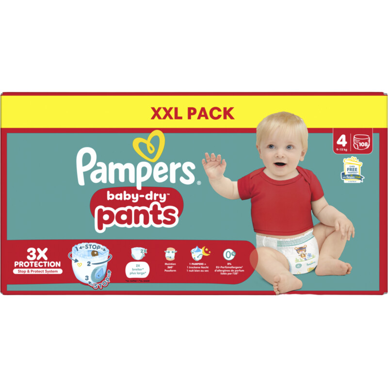 Pampers Baby dry pants luierbroekjes xxl maat 4