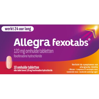 pdp-image-Allegra Fexotabs 120mg omhulde tabletten