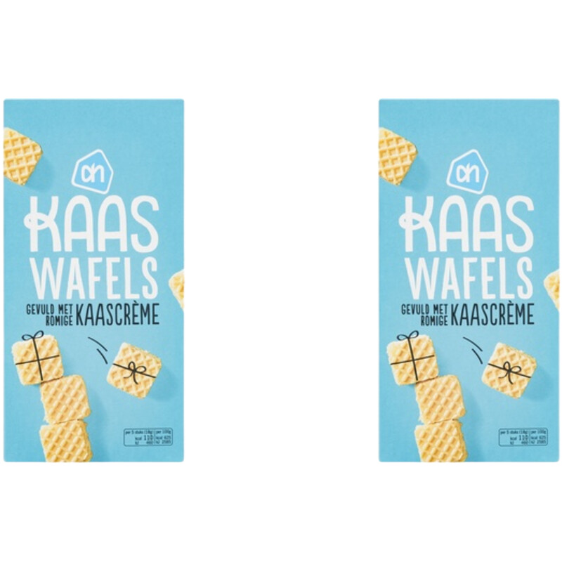 Een afbeelding van AH Kaaswafels met kaascreme 2-pack