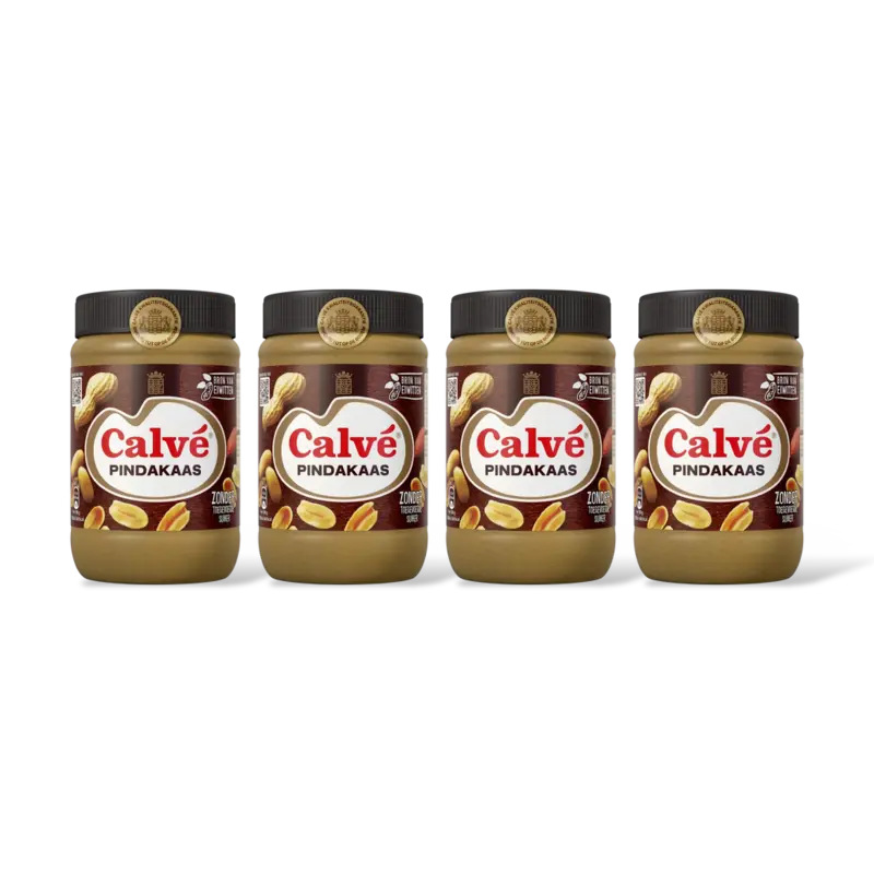 Calvé Pindakaas pot 4pack