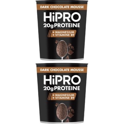 pdp-image-HiPRO Protein mousse dark chocolate 2-pack